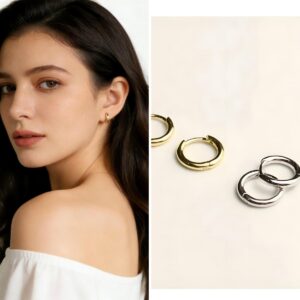 Hypoallergenic 925 Silver Hoop Earrings-A Must-have for Sensitive Ears